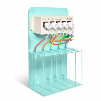 Statyw do pompy dozującej SAMUDRA DoserX z 5 zbiornikami 1,5 l DS75